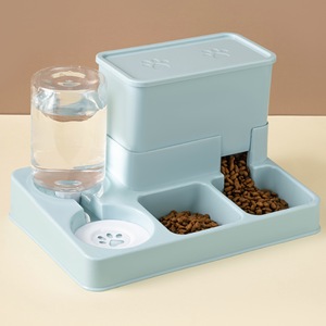 Distributeur automatique de nourriture pour chat avec distributeur d'eau et bol à nourriture pour animaux de compagnie, fournitures multifonctions pour animaux de compagnie, taille unique - Product Image 1