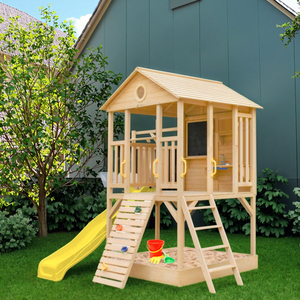 Commercio all'ingrosso moderno e personalizzato giardino di casa all'aperto parco giochi in <span class=keywords><strong>legno</strong></span> per <span class=keywords><strong>bambini</strong></span> casa con scivolo per <span class=keywords><strong>bambini</strong></span> - Product Image 4