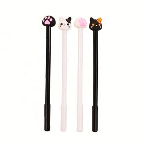 Bolígrafo de Gel con Diseño de Garra de Gato, Plástico, 0.5mm, Impresión de Logotipo Personalizada, Diseño Kawaii, para Regalos Promocionales, Venta al Por Mayor - Product Image 1