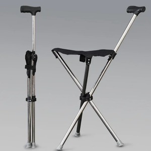 <span class=keywords><strong>Canne</strong></span> de marche pliante légère en acier inoxydable <span class=keywords><strong>pour</strong></span> usage domestique intérieur, avec <span class=keywords><strong>siège</strong></span> intégré <span class=keywords><strong>pour</strong></span> <span class=keywords><strong>personnes</strong></span> <span class=keywords><strong>âgées</strong></span> - Product Image 1
