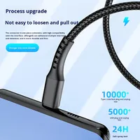 Mindpure 1m PD 20W 5V 6A 5Gbps Type C Câble de données en nylon Charge rapide USB C Chargeur pour téléphones mobiles Imprimantes Ordinateurs