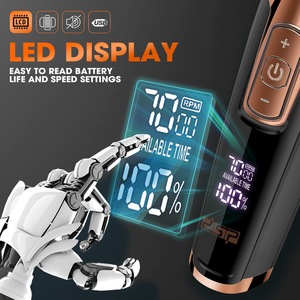 Hair Trimmer With <b>Led</b> Display T Type Cutter Head Usb Charging - Product Image 5