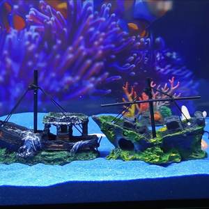USMILEPET <span class=keywords><strong>Best</strong></span> Seller Resina <span class=keywords><strong>Aquarium</strong></span> Shipwreck Decoração Artificial para <span class=keywords><strong>Aquarium</strong></span> Paisagismo Ornamento <span class=keywords><strong>Fish</strong></span> Tank Decoração - Product Image 5