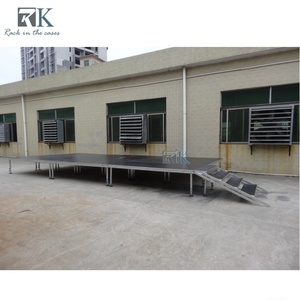 Easy Installation Portable Stage Simple Stage square Leg Podium Platform Concert Drum Riser Stage - Product Image 3