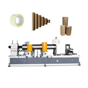 Automatic 4 Heads Paper Core Tube Making Machine Firework Paper Tubes Making Machine With Multiblades