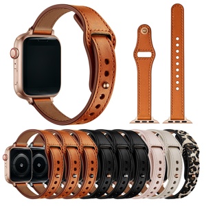 Cinturino per Orologio in Vera Pelle di Alta Qualità, Design Sottile e Traspirante, Cinturino Morbido in Pelle per Smartwatch da 38/40/41/42/44/45/49mm - Product Image 6