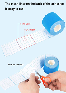 Muller Atletisch Japans V-Vorm Kinesiologie Sporttape Dubbel Gezicht Samenhangend Katoenen Verband 5Cm & 10Cm Lift Rimpels-Vrij Gezicht - Product Image 5