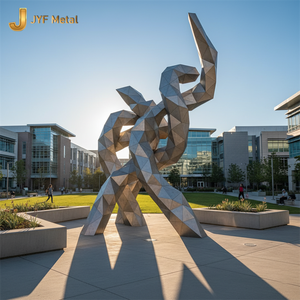 Escultura de Paisaje de Acero Inoxidable 304 Pulido, Estilo Moderno, Suministro de Fábrica V82 - Product Image 6