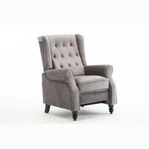 Offre Spéciale Poussoir Moderne Tissu Canapé Chaise Un Siège Avec Le Prix Le Plus Bas Pour Le Salon