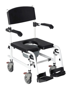 2025 년 신상품 화장실 휠체어 높이 조절이 가능한 고급스러운 품질 욕실 휠체어 - Product Image 2