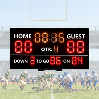 Tableau de score numérique portable GANXIN LED avec télécommande, tableau de score électronique pour le football américain, l'entraînement au rugby