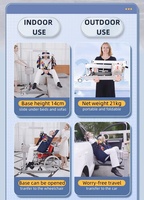 Palan électrique pliable léger portable de vente chaude prix de l'équipement de levage du patient Ascenseur de transfert d'aisance pour handicapés