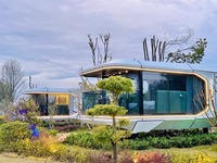 Outlet di Case Prefabbricate di Lusso, Casa Container Moderna a Capsula Spaziale per Ville e Hotel