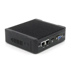 Desktop Industri Murah Pc Portabel 2 Ethernet Mini Linux Pc dengan Port Paralel