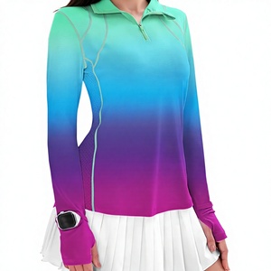 Jupe de golf 2-en-1 plissée pour femme, idéale pour le tennis, le pickleball et l'entraînement – Extensible dans les quatre sens, respirante, en Spandex/Nylon - Product Image 2