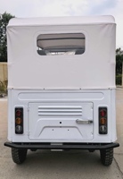 Vehículo Eléctrico Popular en África de 3 Ruedas, Tuk Tuk, 4 Pasajeros, 4500w, 150km de Autonomía, Cerradura Eléctrica de Puerta, Triciclo Eléctrico con Techo