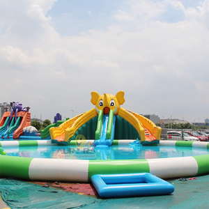 Công Viên Nước Chủ Đề Đại Dương Influables Tobogan Công Viên Nước Polar Bear <span class=keywords><strong>Penguin</strong></span> Trượt Nước <span class=keywords><strong>Inflatable</strong></span> Với Hồ Bơi - Product Image 4