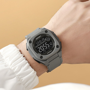 ファッションホットセール多機能デジタル電子腕時計クロノグラフ夜光シリコンバンドアウトドアスポーツ防水腕時計 - Product Image 3