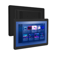 Monitor de Pantalla Táctil de Marco Abierto de Metal de Alta Calidad con USB Inteligente, LCD Capacitivo, de 10.1, 12, 15, 21.5, 27 y 32 Pulgadas para Montaje en Pared
