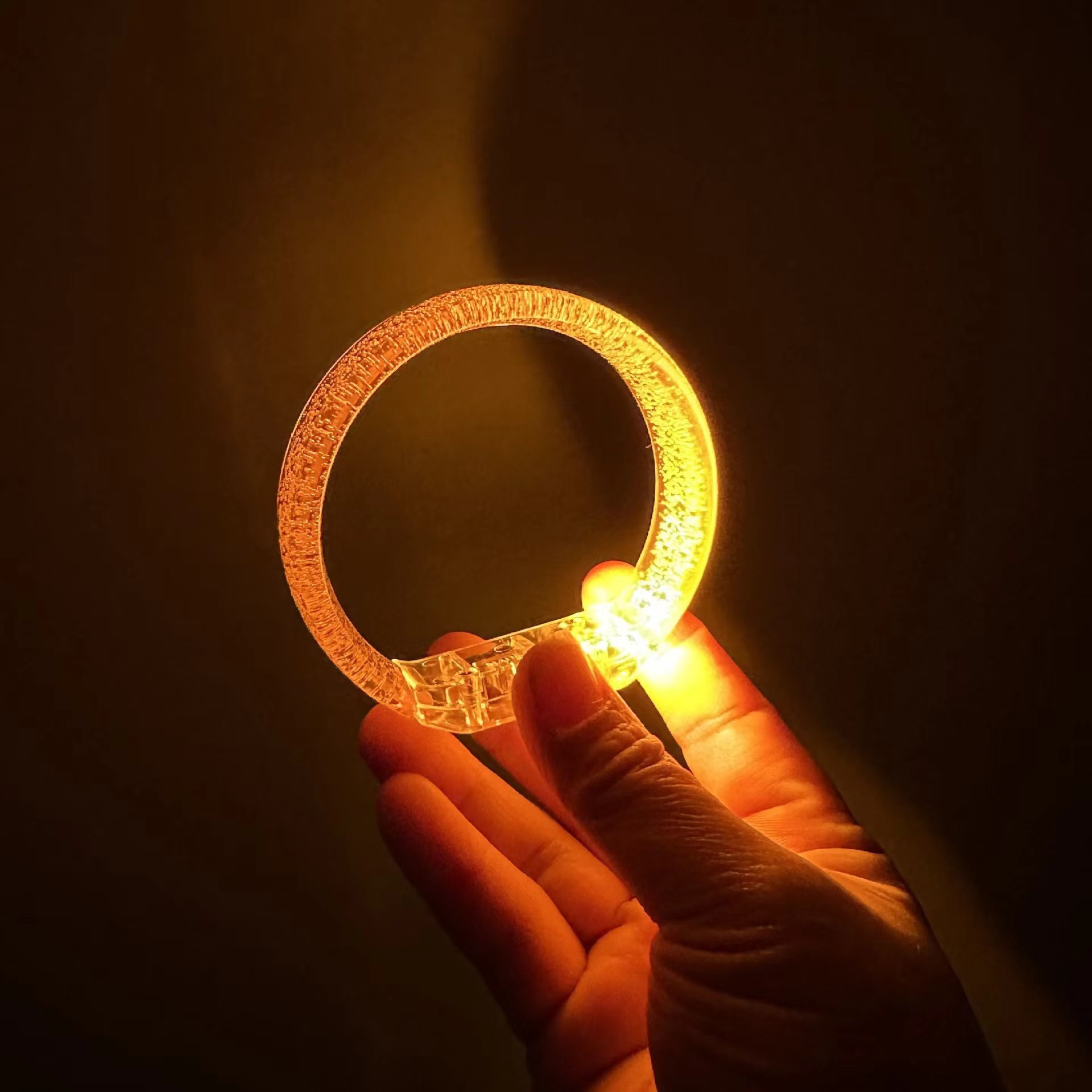 bracelet large clair orange