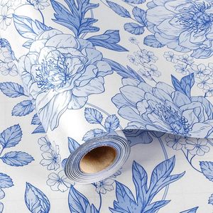 Papier cadeau floral luxueux et personnalisable de 80g avec différents motifs, idéal pour la fête des mères, les mariages et la Saint-Valentin - Product Image 1