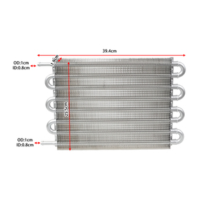 Phổ New <span class=keywords><strong>Auto</strong></span> <span class=keywords><strong>intercooler</strong></span> 8-hàng xe ngưng tụ không khí tản nhiệt trao đổi nhiệt động cơ tự động truyền tản nhiệt chuyển đổi - Product Image 3