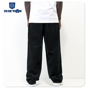 Squadra <span class=keywords><strong>blu</strong></span> | <span class=keywords><strong>Pantaloni</strong></span> <span class=keywords><strong>di</strong></span> <span class=keywords><strong>velluto</strong></span> <span class=keywords><strong>a</strong></span> <span class=keywords><strong>coste</strong></span> personalizzati da uomo con logo <span class=keywords><strong>pantaloni</strong></span> larghi in <span class=keywords><strong>velluto</strong></span> <span class=keywords><strong>a</strong></span> <span class=keywords><strong>coste</strong></span> larghi <span class=keywords><strong>pantaloni</strong></span> da Skate da Jogger da corsa elasticizzati in vita - Product Image 2