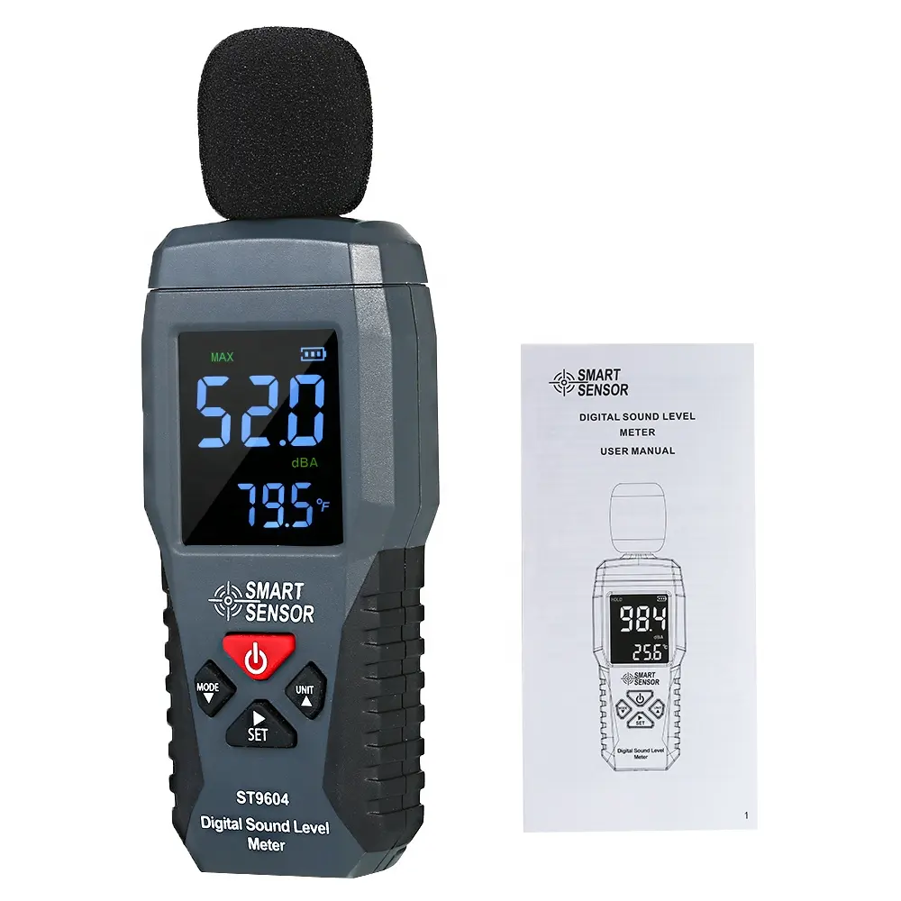 30-130 dBA Mini Digital Sound Level Meter LCD Display Noise Meter Noise Measuring Instrument Decibel Meter