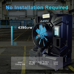 Industrielle Turbo werkstatt Verdunstung luftkühler Beweglicher Wüsten sumpf luftkühler lüfter Hoch leistungs gebläse zum Kühlen - Product Image 2