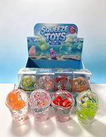 Jouet Squishy en forme de tasse de lait, rempli de vaseline, malléable, extensible, sans rebond, jouet sensoriel anti-stress ASMR, lot de jouets Squishy, boîte surprise
