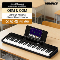 TERENCE TS04 Home Piano, Electronic Keyboard Piano with Standard Piano Keys for Practice