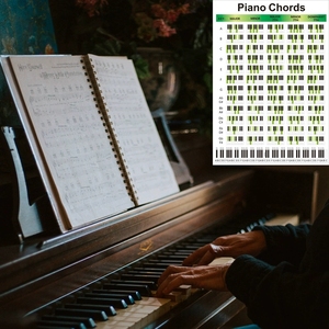 Tabla de acordes de piano al por mayor para escuelas de música, tabla de pared para la enseñanza de piano - Product Image 4