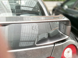New Nissan GT-R R35 Carbon Fiber Tail Wing Foot Height Upgrade Bracket with Bolt-On Direct Install and Perfect <b>Gap</b> Matching - Product Image 4