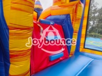 Château gonflable commercial avec toboggan, château gonflable pour enfants, équipement de terrain de jeux