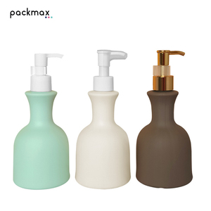 Ensemble de flacons pompe cylindriques en HDPE vides de qualité supérieure, 280 ml, pour shampoing, eau nettoyante et lotion - Product Image 1