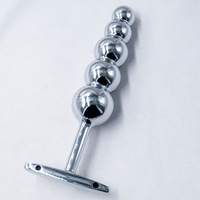 Tapón Anal de Metal, Tamaño Súper Grande, Consolador Anal de Metal, Masajeador, Juguetes Sexuales con Cuentas, Productos Sexuales para Mujeres y Hombres
