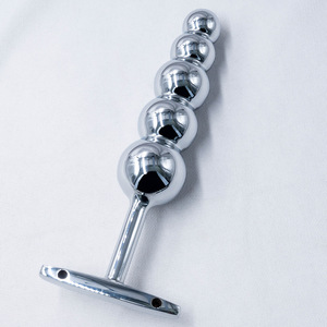 Tapón Anal de Metal, Tamaño Súper Grande, Consolador Anal de Metal, Masajeador, Juguetes Sexuales <span class=keywords><strong>con</strong></span> Cuentas, Productos Sexuales para Mujeres y Hombres - Product Image 4