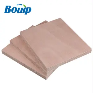 China Supplier Provide Standard Size 4*8 ft 5mm Okoume Plywood E0 E1 Grade To Europe