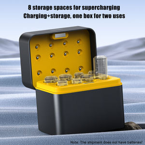 Carregador de Bateria Inteligente 8 em 1 Carregamento Rápido USB-C para Baterias de Lítio AA AAA Estojo de Armazenamento de Design Exclusivo e Carregamento Seguro - Product Image 3