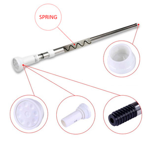 Tringle à rideau <span class=keywords><strong>extensible</strong></span> Minglang en acier inoxydable, aluminium et fer, avec <span class=keywords><strong>ressort</strong></span>, accessoires pour tringles à rideau - Product Image 3