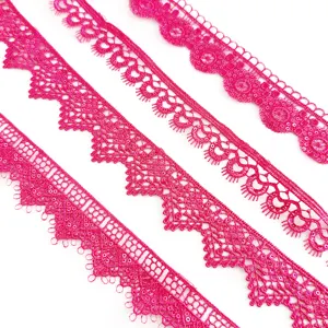 2023 Hot sale custom renda lace New design Sequin Renda lace trimming border embroidery