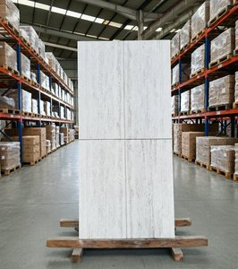 Mármol Artificial al por Mayor, Diseño de <span class=keywords><strong>Madera</strong></span> Blanca, Mármol con Vetas de <span class=keywords><strong>Madera</strong></span> para Pisos Interiores, Piedra Artificial - Product Image 2