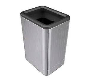 garbage bin for wholesales vacuum formed trash can/trash made in China metal press type garbage can