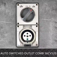 CHENF 3 Phase Combinaison Industrielle Commutateur Prise Étanche IP66 Australie Standard 5 Broches 10A 500V