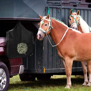 Horse Hay Bag Purple Oxford Cloth Slow Feeding Stable Feeder For Horse Cattle Sheep - Product Image 4
