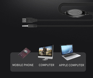 Loa USB 2.0 Phong Cách Giá Nhà Máy OEM Loa Mini Để Bàn Loa Giắc Cắm 3.5Mm Nhựa Hoạt Động Cho Máy Tính USB Di Động - Product Image 3