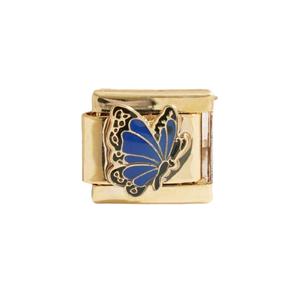 Butterfly Modular Bracelet Stainless Steel Gold Silver Unisex Jewelry Accessory - Product Image 5
