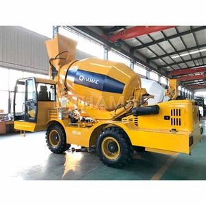 Camion malaxeur autochargeur HAMAC, malaxeur à béton mobile de 3,5 m³ avec pompe, moteur Yuchai 4105 - Product Image 1