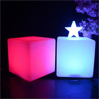Meubles de jardin modernes pour discothèque, événements en plein air, fêtes, mariages, chaise, table, tabouret de bar lumineux à LED