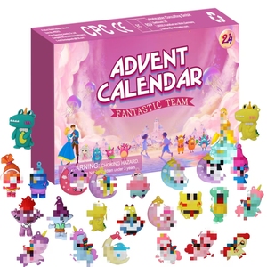 2024 usine en gros 24 pièces Mini <span class=keywords><strong>Anime</strong></span> dessin animé boîte aveugle jouets <span class=keywords><strong>calendrier</strong></span> de l'<span class=keywords><strong>avent</strong></span> compte à rebours jouets pour cadeau de noël - Product Image 4